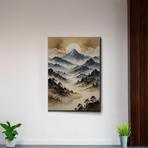 Japanese Wall Art, Minimalist Wall Art, Neutral Abstract Art, Modern Minimalist, Zen Wall Art, Zen Printed Wall Art, Japanese Art Print, Decor Canvas, Decor
