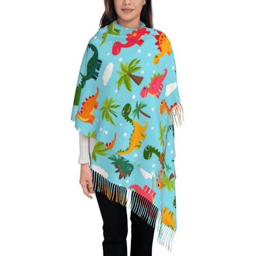 Supdreamc Cashmere Feel Scarf Soft Women Warm Cozy Scarves Multiple Colors - color: Picture (140)