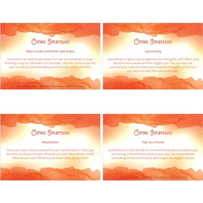Really Good Stuff Self Care Reflection Cards-Mindful Thinking, Positive Affirmations, Meditation Techniques to Manage Emotions and Feelings for Kids and Adults - style: Self Care Cards