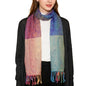 Rave Pashmina Scarf, Fashion Colorful Shawls and Wraps Soft Festival Scarves - color: D-purple (Paisley Pattern)