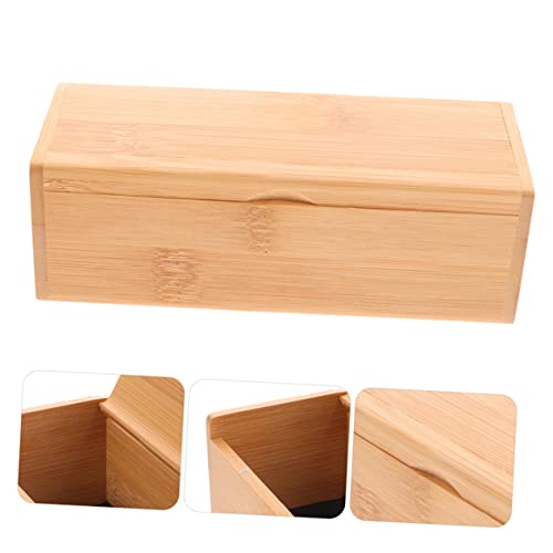 Zerodeko 2pcs Box Storage Box with Lid Easy Open Keepsake Organizer for Jewelry Crafts and Glasses Compact Design for Dresser Bedside present for Birthdays and Anniversaries