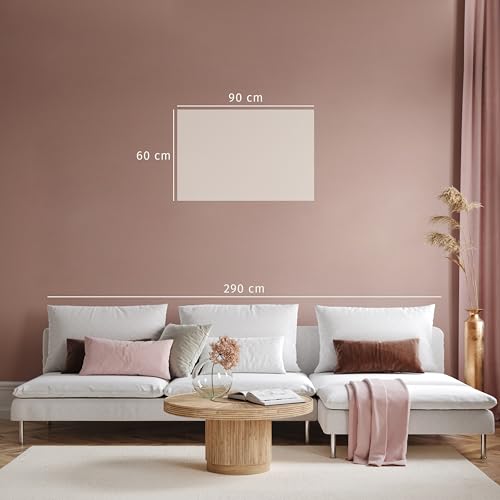 artgeist Acoustic Canvas Wall Art Zen Sand Garden Print 35x24 in - 1pcs Picture with Acoustic Foam Sound Artwork Room Acoustics Soundproofing Lily Flower Spiritual Calm Beauty Rocks b-B-10325-b-a - color: #09, size: 35"L x 24"W
