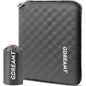 Inflatable Seat Cushion, Self-Inflating Memory Foam Stadium Seats Cushion Portable Camping Air-Foam Sitting Pad for Travel Airplane Car Bleachers Backpacking Office, Lightweight & Compact - color: 1 Pack Grey