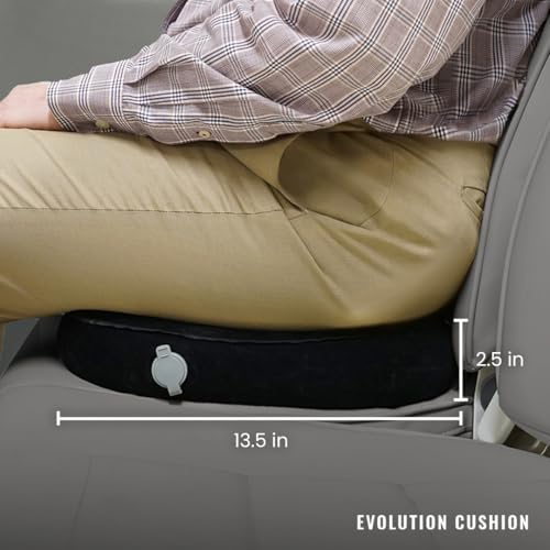 Cabeau Evolution Cushion Portable & Lightweight Inflatable Seat Cushion - Ideal for Office Chairs, School Bleachers, Stadium Seats, and Wheelchairs - Comfort on The Go (Pack of 2) - size: One Size (Pack of 2)