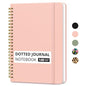 Taja Dotted Spiral Journal Notebook for Women & Men, 140 Pages, Dotted Notebook for Journaling & Note Taking, Journals for Writing, A5(5.7" x 7.9") – Pink - color: B.Pink, style: b-Dotted