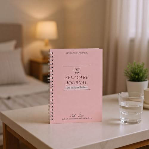 Wellness Journal - Personal Smooth Writing Guide, Prompt Notebook Planner | Guided Reflection, Inspires Positivity, Self Care Book, Ideal For Productivity, Gratitude, Meditation, 21x4.8cm