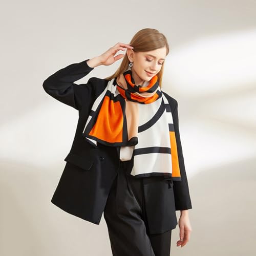 Women Scarf Neck Scarves Headscarf Fashion Scarves Long Lightweight Shawls for Women BA23 - color: Ba233