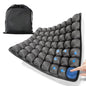 JOYMAY Travel Seat Cushion Inflatable Seat Cushion 56 Ergonomic Air Cell 3D Air Seat Cushions Adjustable Inflatable Portable Airplane seat Cushion for Wheelchair, Car, Office, Home Living (Grey)