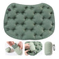 Inflatable Seat Cushion, Lightweight Portable Air Cushion with Pump, Airplane Seat Pad for Flights Pressure Relief, Waterproof Chair Pad, Stadium Cushions for Travel, Camping, Hiking(Green) - color: Green