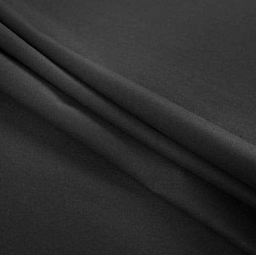 AK TRADING CO. Muslin Fabric/Textile - Draping Fabric - Black 10 Yards Medium Weight - 100% Cotton (60in. Wide) - color: Black, size: 10 Yards