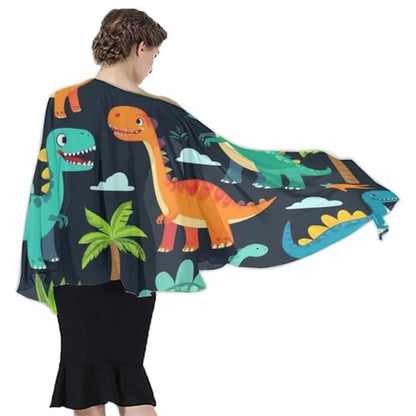 Fashion Travel Swimwear Bikini Wrap All Seasons Chiffon Scarf Beach Yarn Shawl - color: Color981