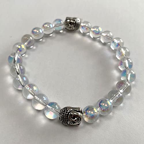 VIE Buddha Bracelet - style: Aura Quartz