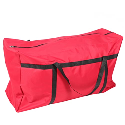 Homoyoyo Large Capacity Oxford Cloth Storage Bag Portable Bedding Storage Bag Extra Large Comforter and Quilt Zipper for Clothes and Sundries