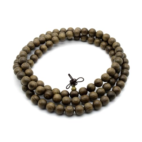 Zen Dear Unisex Burried Ebony Prayer Beads Buddha Buddhist Prayer Beads Meditation Mala Necklace Bracelet - style: 10mm 108 Beads