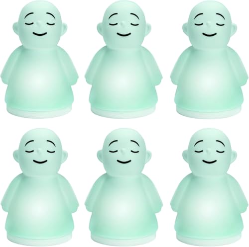 Set of 6 Stress Relief Night Light for Mindfulness - Guided Visual Meditation Tool for Women Men- Relaxing Self Care for Adults Kids - size: Pack of 6