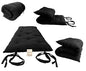 D&D Futon Furniture Cotton/Foam Floor Rolling Futon Mattresses, Yoga Meditation Mats, Black (Twin 3 x 39 x 80)