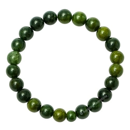 Amazing Gemstone Crystal Bracelet for Women Men's Gifts - Protection Healing Crystal Bracelet - 8mm Gemstone Beaded Stretchable Bracelet Pulseras Para Hombres Mujer Stocking Stuffers Mothers Day Gift (Chrome Diopside) - color: Chrome Diopside