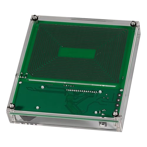0.01Hz-20kHz Adjustable Schumann Resonance Generator, Schumann Sound Frequency Generator with Acrylic Case for Stress Relief, Relaxation, Sinusoidal&Square Wave, USB Powered, 5.9''*5.5''