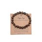 Pingyongchang Stress Relief Anxiety Yoga Bracelet,Mantra Bracelets for Women Natural Crystal Stone Healing Gifts Birthday Gifts for Jade Bracelet for Men - color: Tiger Eye