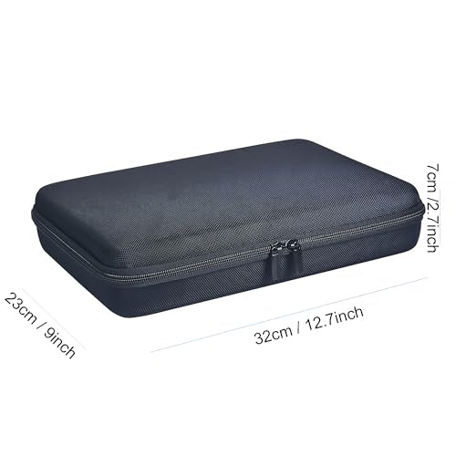 Large Carrying Case with Customizable Foam Protective Storage Case for Sports Camera SJCAM Monopole Accessories Yi 4K LCD SD Cards Batteries Feiyu Gimbal Digital Camera Case