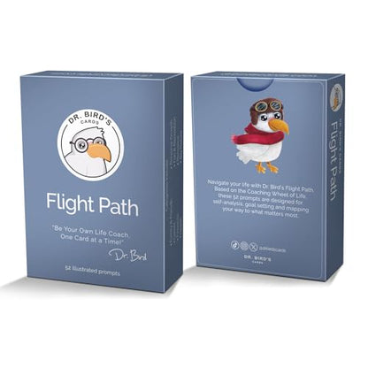 Dr. Bird's Cards – Flight Path: Authentic Relating Deck | Your Self-Help Companion for Growth, Mindfulness & Self-Love | Great for Journaling, Meditation & Therapy