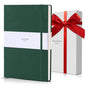 Plexon Lined Journal Notebook, Notebook Journal 160 Pages, Lined Notebook Medium 5.7 inches x 8 inches, 120 GSM Thick Paper, Emerald Green, Hardcover - color: Green, style: Lined
