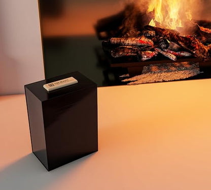 Fire Beauty Fire Starters Storage Box,Firelighter Storage Box,Metal Firelighters Container with Flip Top Lid - size: Small