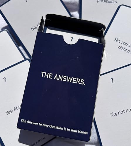 Decision Making Cards 2026 Wellness Resolution Gift - 50 Guidance Cards for Yes or No Decision-Making & Insight to Guide You in Solving Life and Love Problems Answers to All Your Questions