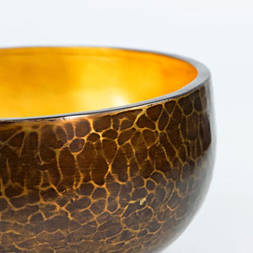 Copper Bowl Meditation Singing Bowl Tibetan Singing Bowl Sound Bowl Yoga Meditation Buddha Sound Bowl Ornament Copper Bowl Meditation Gift Bowl,20CM - size: 20CM