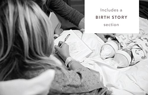 Promptly Journals, A Complete Childhood History: From Pregnancy to 18 Years Old (Blush Pink, Leatherette) | Baby Book and Pregnancy Journal | Baby Memory Book - color: Blush Pink