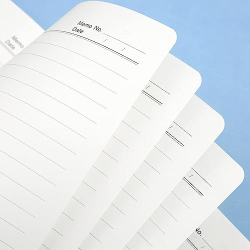 CAGIE Lined Journal Notebook for Work, 196 Pages, Medium 5.7" x 8.3", Hardcover Notebook Journal with Pen Loop, (Sky Blue Ruled), Gifts - color: 02 Sky Blue