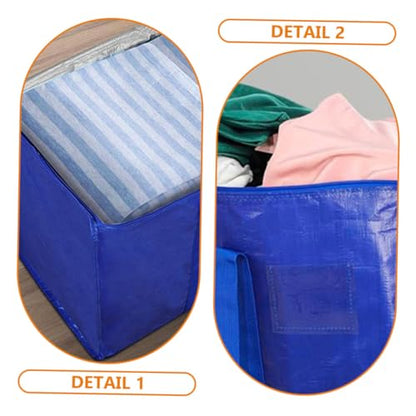 NOLITOY Blanket Storage Bag Bedding Organizer for Clothes Comforters and Travel Design Handles for and Storage