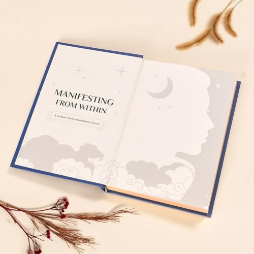 Timeless Magic: Manifestation Journal – Daily Guide & Exercises for Positive Habits, Self-Reflection, and Overcoming Mental Blocks | Manifesting Journal for Women & Men (Blue)