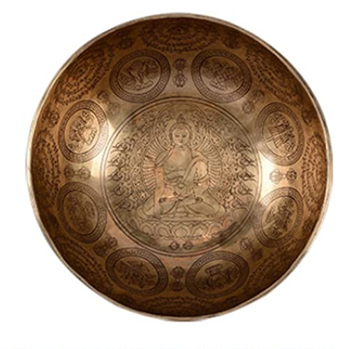 Copper Bowl Tibetan Singing Bowls Meditation Sound Bowl Handmade Bowl Sound Bowl Yoga Healing Copper Bowl Meditation Bowl Ornaments Bowl,B - color: B