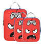 3 Piecing Packing Travel Bag Polyester Closet Storage Organizer, Gaming Rage Look (3 Set) - color: Gaming Rage Look