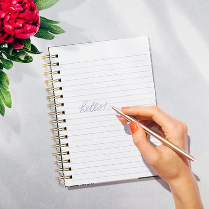 Designer Greetings, Designer Papers Flex Cover Journal with Elastic Band, Curly Queen - 320 Pages (6” x 8.25”) - Back-to-School Supplies, Creative Writing, Personal Notes - style: Curly Queen