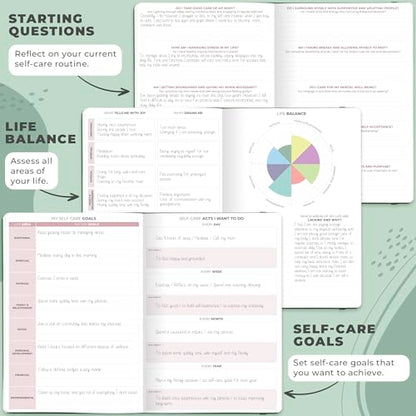 Clever Fox Self-Care Journal PRO – Wellness & Daily Reflection Notebook – Mental Health, Meditation & Mood Journal for Women, 7x10” (Forest Green) - color: Forest Green