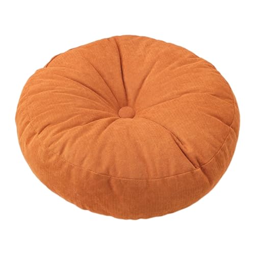 Floor Pillow Meditation Cushion Floor Cushion Pad for Prayer, Orange