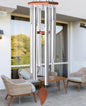 Sympathy Wind Chimes for Outside Deep Tone, Memorial Loss of a Loved, Large Wind Chimes with 6 Thicken Tubes & Hook, Outdoor Gifts Mother, Garden Decor (45IN Silver) - size: 45IN silver