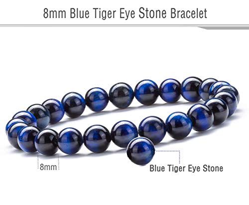 Men Women 8mm Natural Stone Lava Rock Diffuser Bracelet Elastic Yoga Agate Beads Bracelet Bangle - color: Set 5
