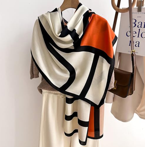 Women Scarf Neck Scarves Headscarf Fashion Scarves Long Lightweight Shawls for Women BA23 - color: Ba233