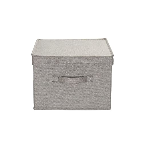 Household Essentials Large Fabric Storage Bins 2 Pack, Gray - color: Grey