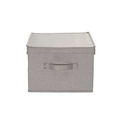Household Essentials Large Fabric Storage Bins 2 Pack, Gray - color: Grey