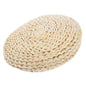 FRCOLOR Straw Weave Cushion 30x6cm Space Cotton Filled Hand-Woven Yoga Meditating Seat Mat for Home and Zen Meditation