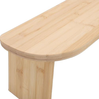 Meditation Bench, Premium Beechwood Folding Kneeling Stool Supports 260lbs Magnetic Hinge Locks, Prayer Bench with Soft Cotton Cushion Non Slip Pads for Yoga Meditation Prayer Home