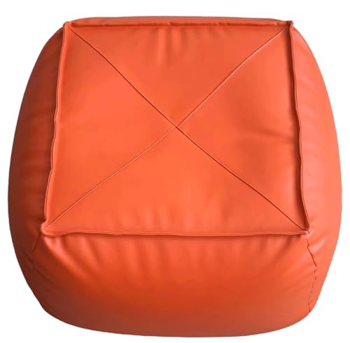 Meditation Cushion - Comfortable Floor Pillow - Meditation Pillow - Large Floor Cushion Seating for Adults - Premium Yoga(Size:45×45×35cm,Color:Orange) - color: Orange, size: 45×45×35cm