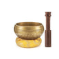 8cm Hand Hammer Tibetan Singing Bowl Meditation Yoga Gift Wooden Mat Home Decoration Crafts