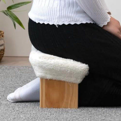 Large Kneeling Stool, Meditation Stool, Solid Wood Meditation Stool, Foldable Sitting Stool, Kneeling Stool, Easy to Carry,C - color: C
