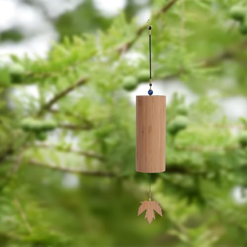 Meditation Chimes, Bamboo Wind Chimes, Wood Wind Chimes for Sound Healing, Meditation, Relaxing, Unique Decor Gift for Outdoor
