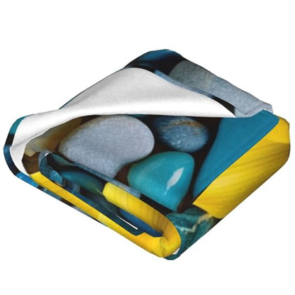 Zen Blanket Anti Pilling Throw Yoga Spa Meditation Spiritual Fleece Flannel Lightweight Cozy Bedspread Living Room Women Adults and Kids Bed Sofa 60"X50" - color: Zen1
